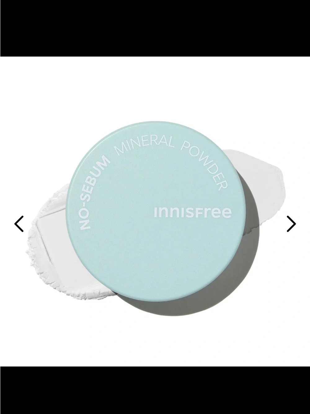 Innisfree No-Sebum Mineral Powder - Light Blue Compact